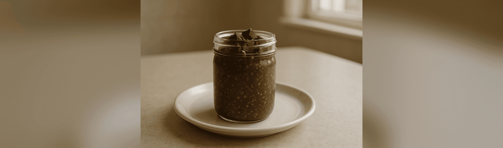 Шоколадов overnight oats с протеин